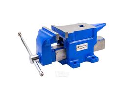Тиски стальные с наковальней 4" 100мм Forsage F-6540104W