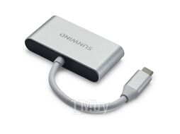 Картридер SunWind SW-CR051-S серебристый