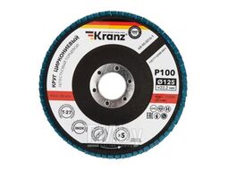 Круг лепестковый 125х22,2мм P100 циркониевый плоск. INOX KRANZ KR-90-0016-1