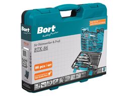 Универсальный набор инструментов Bort BTK-86 (86 предметов) (93412888)