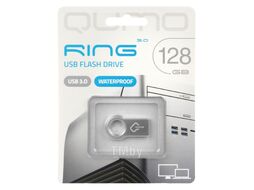 Накопитель 128GB Ring USB 3.0 цвет корпуса металлик (QM128GUD3-Ring) QUMO Q23865