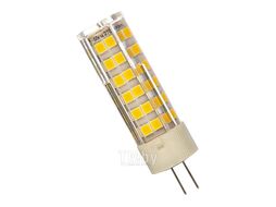 Лампочка светодиодная STD LED JC-7W-220V-CER-827-G4 G4 7Вт керамика капсула теплый белый свет Эра Б0027859