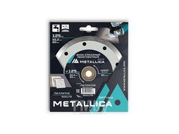 Диск алмазный несегментный Optima 125x22,2/20 мм, H=7 мм по плитке В кор. METALLICA 900178