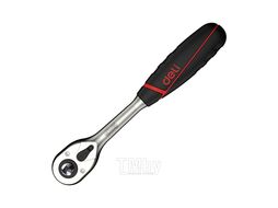 Ключ-трещотка Deli RS EDQ41802 1/4", 150 мм, 72 зуба
