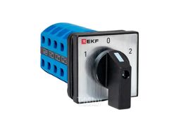 Переключатель кулачковый ПК-1-24 25А 4P «1-0-2» IP65 EKF pk-1-24-25-65