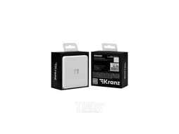 Розетка ROUND компьютерная RJ45 кат6 с/у перламутр KRANZ KR-78-0724-1