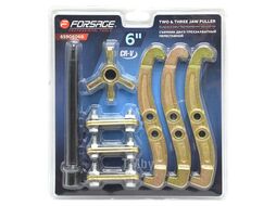Съемник двух-трехзахватный переставной 6" Forsage F-6590606B