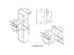 Духовой шкаф Evelux EO 630 PW