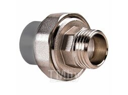 Муфта П/П комб. с разборным соед. НР 40х1 1/4" серая РВК 032174