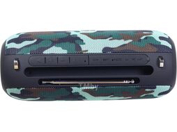 Колонка Bluetooth SPK-BT-17-CM Gembird 2x5W, BT V5.1, MicroSD, FM, AUX, Mic (цвет - милитари) GMB audio