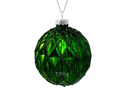 Шар Калядны час Green Diamonds 8см MX033