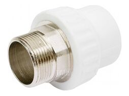 Муфта переходная с наружной резьбой 32 x 1 1/4" под ключ БЕЛАЯ Valfex 10135132