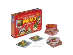 Игра настольно-печатная МЕМО "Зимний праздник", 36 карточек Hatber 36ИнМ_35272