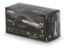 Фонарь налобный Gauss 7Вт 330lm Li-ion 800mAh 6 реж. IP33 GFL411