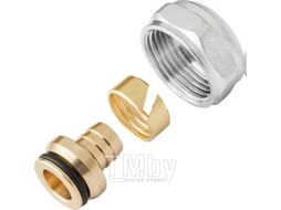 Соединитель латунный конусный 14х2 G3/4" (с никел. гайкой) (9006,56) KAN 1110271005