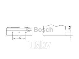 Аккумулятор BOSCH S4 SILVER 12V 40AH 330A ETN 0(R+) B01 187x140x227mm 9.74kg, тонкие клеммы BOSCH 0092S40300