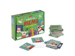 Игра настольно-печатная МЕМО "Новый год", 36 карточек Hatber 36ИнМ_35265