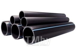 Труба Дн 63х3 ПЭ100 SDR21 Ру 8 питьевая черная PLASTLINE
