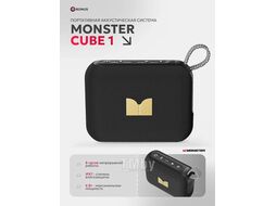 Портативная акустическая система MONSTER Cube 1 (MS62113) Черная