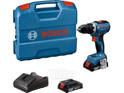 Шуруповерт GSR 18V-65 аккумуляторный (63Nm / 2*2,0Ah / BL / KickBack Control / Кейс) BOSCH 0.601.9N3.000