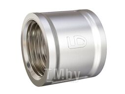 Муфта латунная никел. Ду 25 (1") LD LD.67.502.25