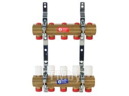 Коллекторный блок лат. сборн. R553E 1"х3/4"E/12 вых. GIACOMINI R553ZY052