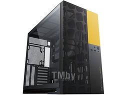 Корпус Geometric Future Model 5 Vent Black Yellow with fans (1AM5VTBY01100), 5x140mm ARGB fans, без БП, E-ATX