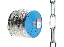 Цепь сварная длиннозвенная М3 нерж.сталь (А2), DIN 763 (бухта 50м) STARFIX SMP-34660-50