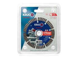 Круг алмазный по бетону Master 125*22,2 мм, турбосегментный Krugo 81071250266