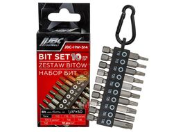 Биты TORX 1/4"х50мм, набор 10пр. JBC JBC-HW-S14