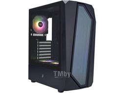 Корпус 1stPlayer INFINITE SPACE IS6 ARGB Black IS6-BK-2F7R-1F7, без БП, ATX