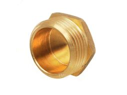 Заглушка латунная НР Ду 25 (1") БАЗ БАЗ.З.25Н