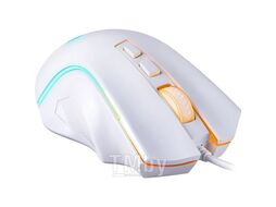 Проводная игровая мышь REDRAGON Griffin белый 77836