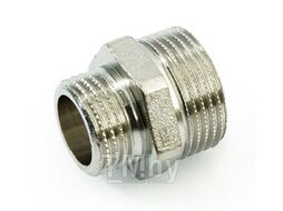 Ниппель латунный никел. переходной Ду 25х15 (1"х1/2") GENERAL FITTINGS 260003N100400H