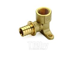Соединитель латунный установочный GOLDFIX ВР 1/2"х20 H=41,5 с настен. креплением GENERAL FITTINGS 340023H042028A