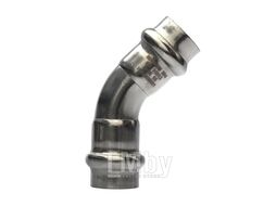 Угольник нерж. сталь 28х45* двухраструбный Magnum L45 28х1.5-T