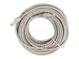 Патч-корд UTP кат.5e, с заливными колпачками, 20.0 м, серый TWT TWT-45-45-20-GY
