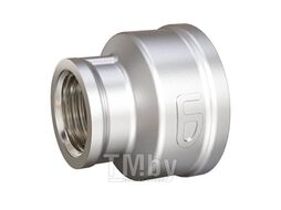 Муфта латунная переходная никел. Ду 20х15 (3/4"х1/2") LD LD.67.516.20х15