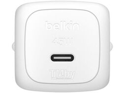 Сетевое зарядное устройство Belkin (WCA013kqWH) BoostCharge Compact USB-C Wall Charger 45W White