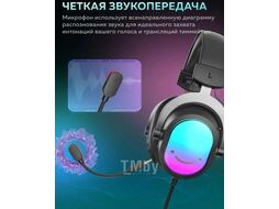 Наушники с микрофоном FIFINE H16 7.1, съемный микрофон, Black.