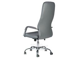 Офисное поворотное кресло Kingstyle SHL-16-2 Glance PU Chrome (экокожа, серый)