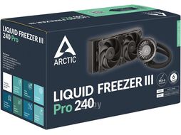 Кулер SocAll CBO ACFRE00178A Arctic Liquid Freezer III Pro 240 Black 240mm 2x120mm FDB PWM 1xVRM