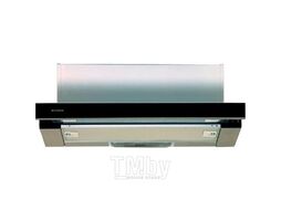 Кухонная вытяжка FABER 315.0567.355 FLOX GLASS BK A50 черное стекло