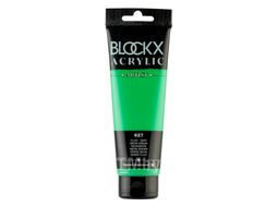 Краски акриловые 627 неоновый зеленый, 120 мл., туба Blockx 60627BXC