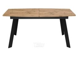 Стол DikLine XL160 Дуб галифакс / опоры черные