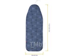 Чехол для гладильной доски металлизированный Cosmic 33/43х110/120см Нausmann HM-1343-BG синий