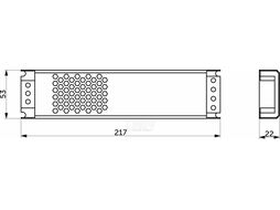 Блок питания Indoor 150W/12V, серия 3, компактный, AKS 112769