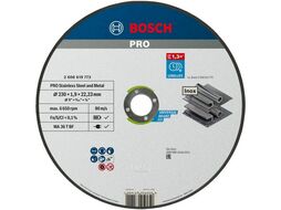 Отрезной круг по нержавеющей стали PRO 230x1,9мм прямой BOSCH 2.608.619.773