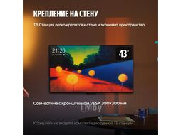 Телевизор Яндекс ТВ Станция Бейсик QLED YNDX-00078 с Алисой 43’’