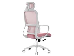Офисное поворотное кресло SPARX FT-12-2 Loki HR Grey / Coral
